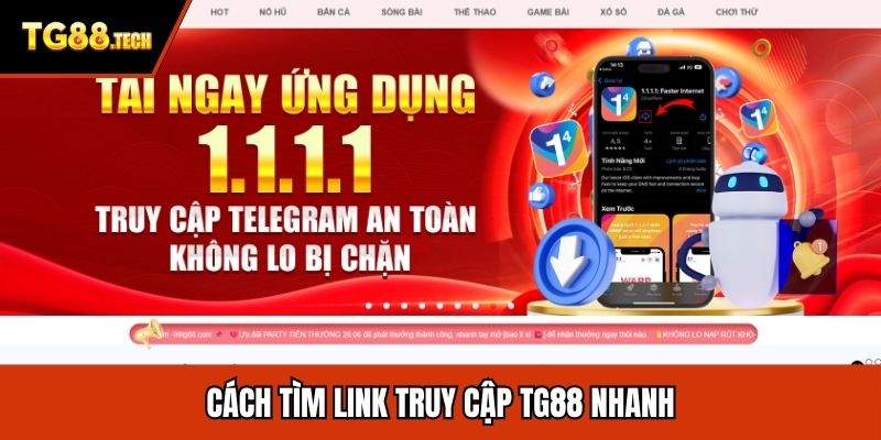 Cách tìm link truy cập TG88 nhanh